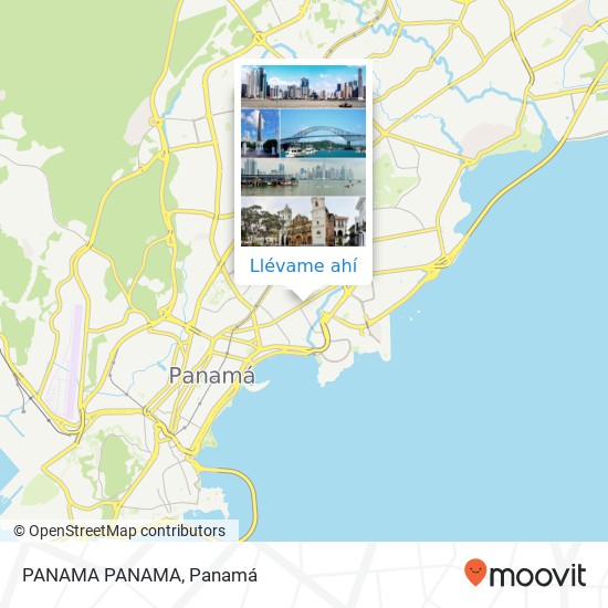 Mapa de PANAMA PANAMA