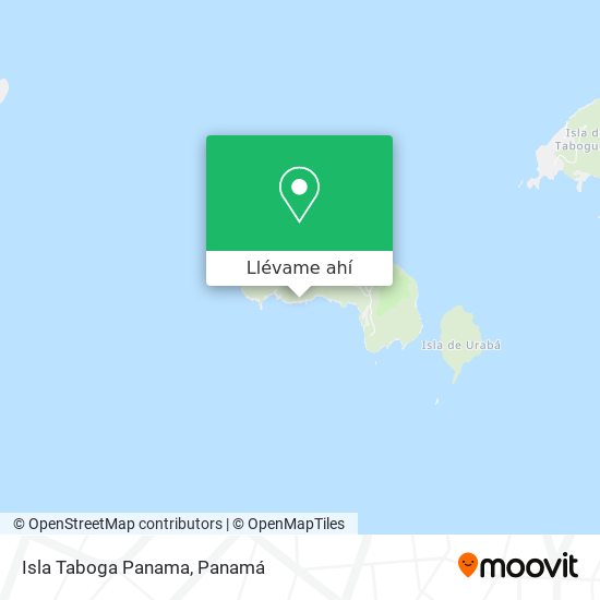 Mapa de Isla Taboga  Panama
