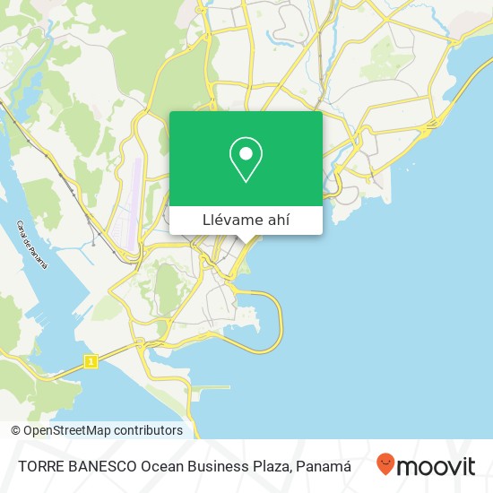 Mapa de TORRE BANESCO Ocean Business Plaza