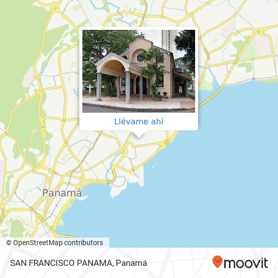 Mapa de SAN FRANCISCO  PANAMA