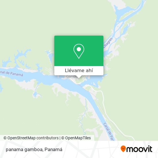 Mapa de panama  gamboa