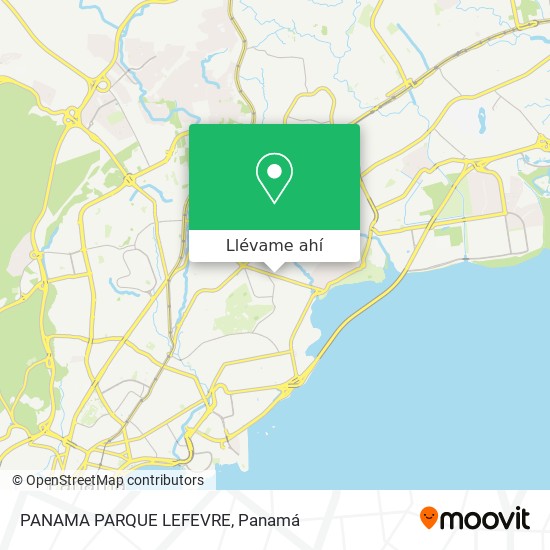 Mapa de PANAMA PARQUE LEFEVRE