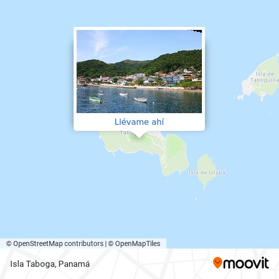 Mapa de Isla Taboga
