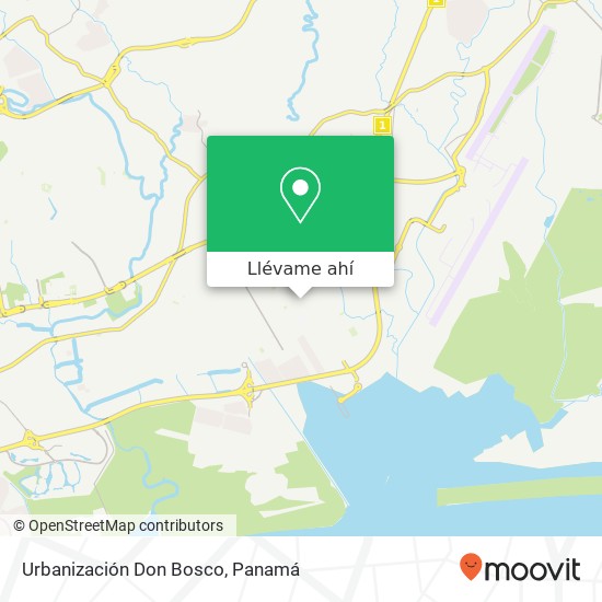 Mapa de Urbanización Don Bosco