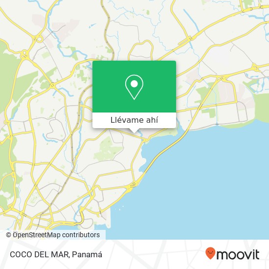 Mapa de COCO DEL MAR