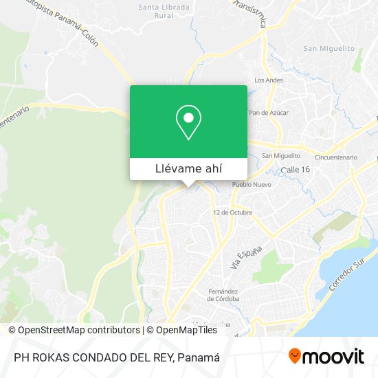 Mapa de PH ROKAS CONDADO DEL REY