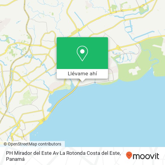 Mapa de PH Mirador del Este  Av  La Rotonda  Costa del Este