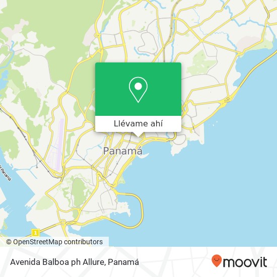 Mapa de Avenida Balboa  ph Allure