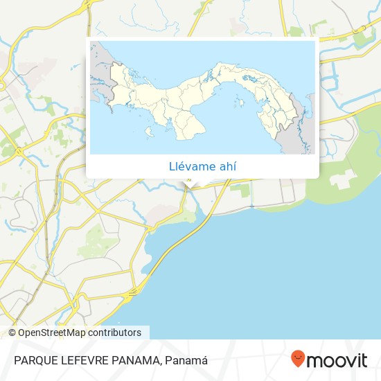 Mapa de PARQUE LEFEVRE  PANAMA