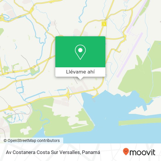 Mapa de Av  Costanera  Costa Sur  Versalles