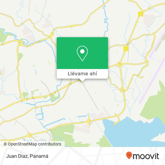 Mapa de Juan Diaz