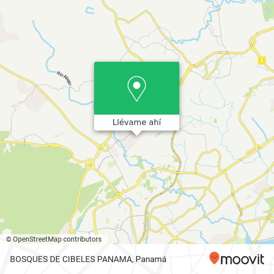 Mapa de BOSQUES DE CIBELES PANAMA