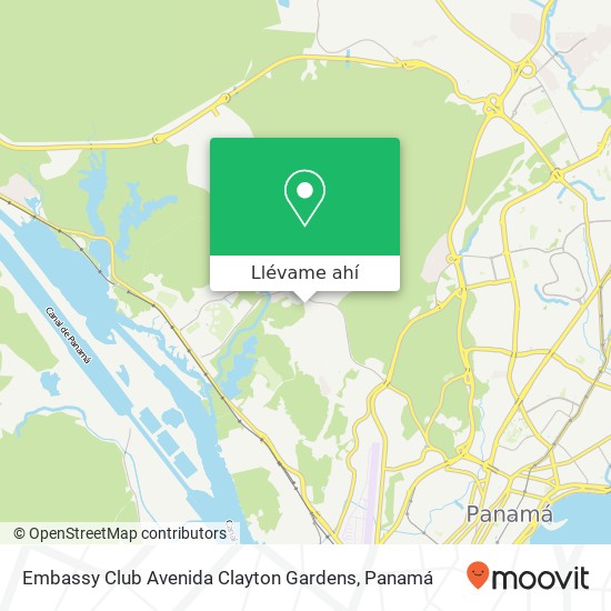 Mapa de Embassy Club Avenida Clayton Gardens