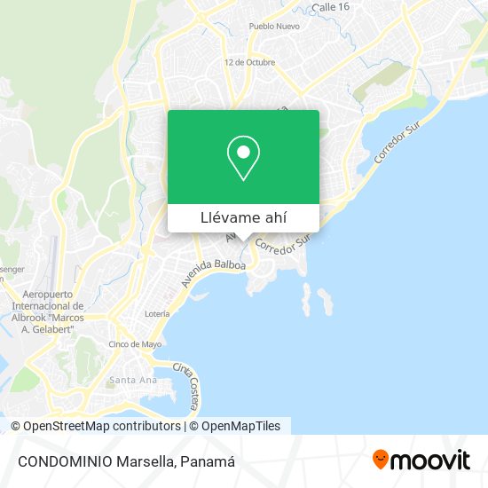 Mapa de CONDOMINIO Marsella