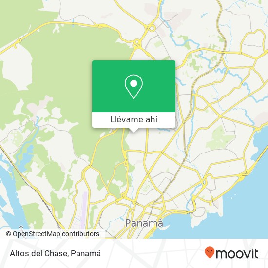 Mapa de Altos del Chase