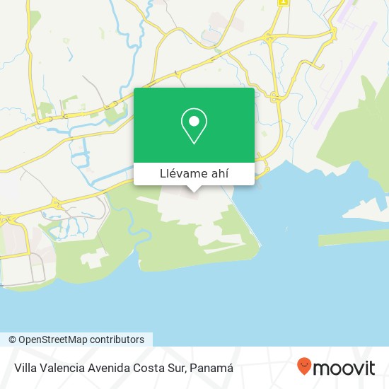 Mapa de Villa Valencia Avenida Costa Sur