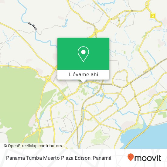 Mapa de Panama  Tumba Muerto  Plaza Edison