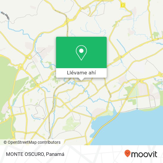 Mapa de MONTE OSCURO