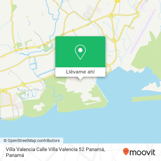 Mapa de Villa Valencia Calle Villa Valencia 52  Panamá