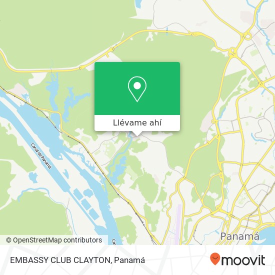Mapa de EMBASSY CLUB CLAYTON