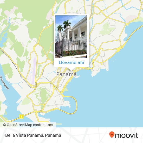 Mapa de Bella Vista  Panama