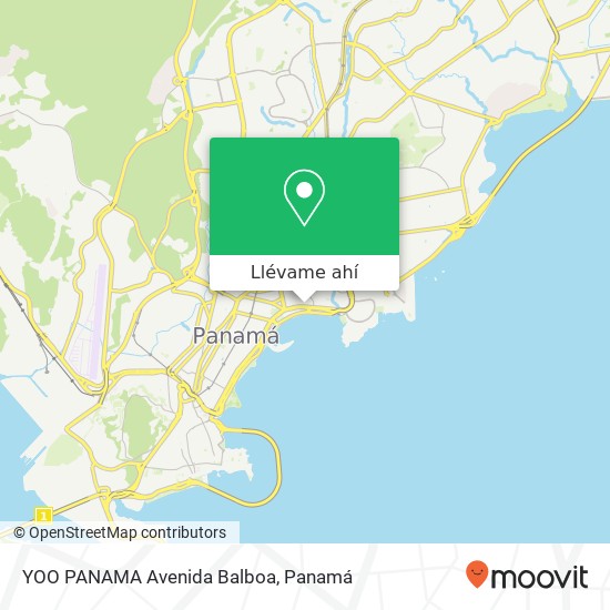 Mapa de YOO PANAMA Avenida Balboa