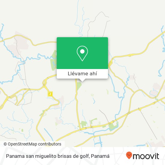 Mapa de Panama san miguelito brisas de golf