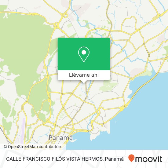 Mapa de CALLE FRANCISCO FILÓS  VISTA HERMOS