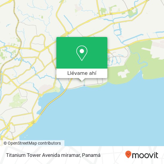 Mapa de Titanium Tower Avenida miramar