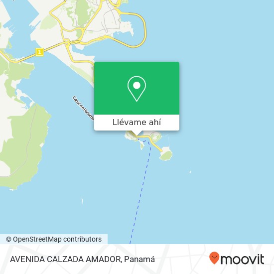 Mapa de AVENIDA CALZADA AMADOR