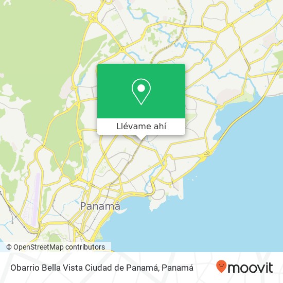 Mapa de Obarrio  Bella Vista  Ciudad de Panamá