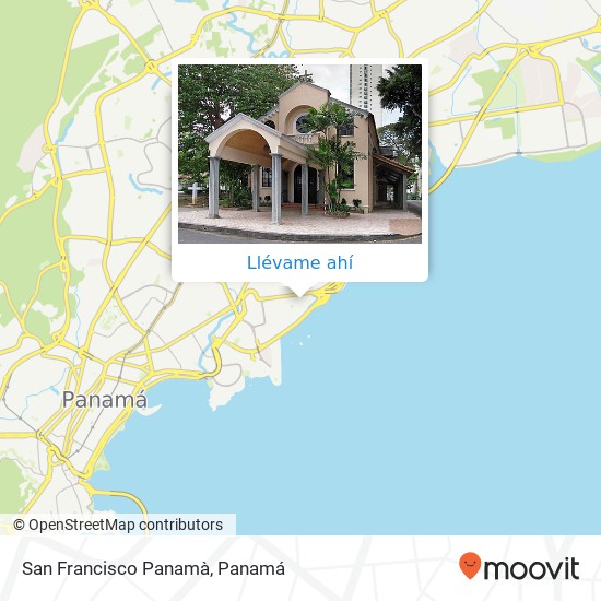 Mapa de San Francisco  Panamà