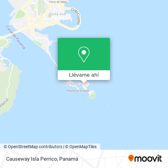 Mapa de Causeway  Isla Perrico