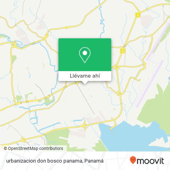 Mapa de urbanizacion don bosco panama