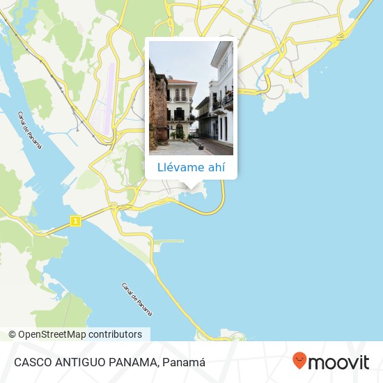 Mapa de CASCO ANTIGUO  PANAMA