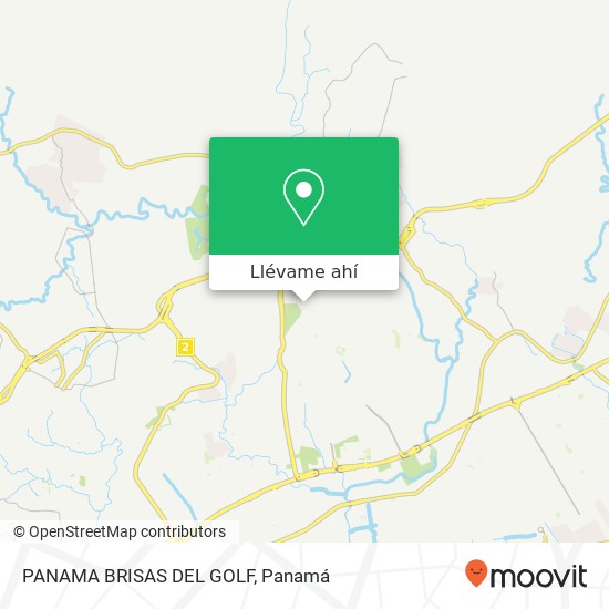 Mapa de PANAMA BRISAS DEL GOLF