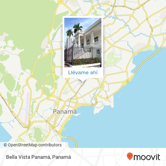 Mapa de Bella Vista  Panamá