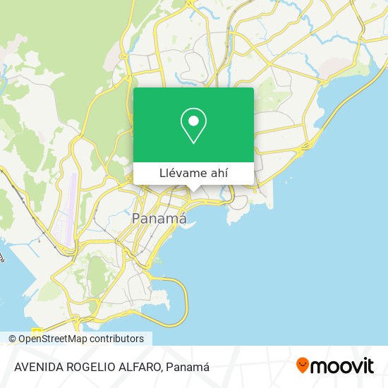 Mapa de AVENIDA ROGELIO ALFARO