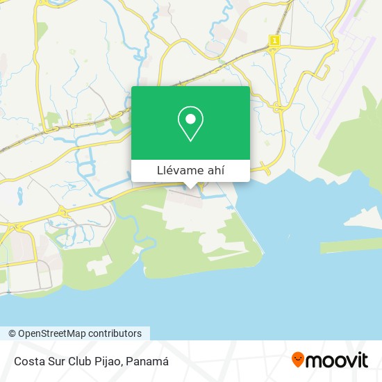 Mapa de Costa Sur Club Pijao