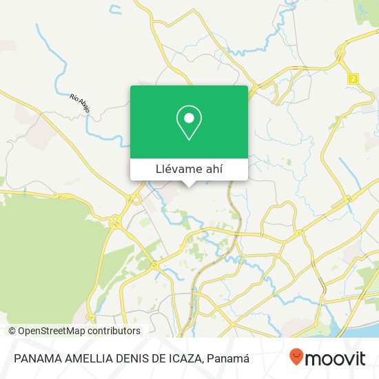 Mapa de PANAMA AMELLIA DENIS DE ICAZA