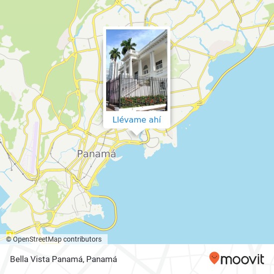 Mapa de Bella Vista  Panamá