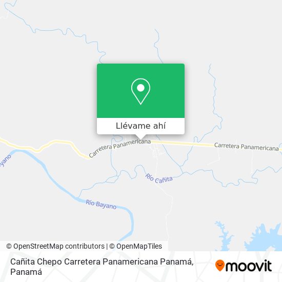 Mapa de Cañita  Chepo  Carretera Panamericana  Panamá