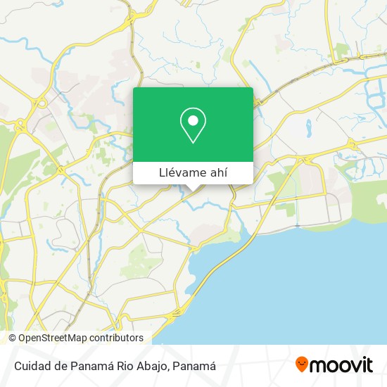 Mapa de Cuidad de Panamá  Rio Abajo