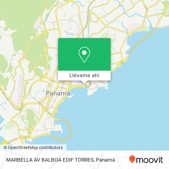 Mapa de MARBELLA  AV  BALBOA EDIF  TORRES