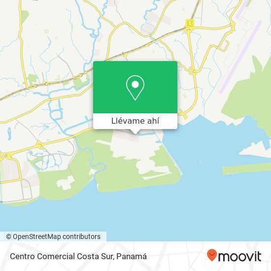 Mapa de Centro Comercial Costa Sur