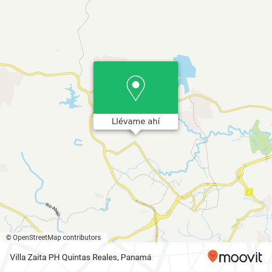 Mapa de Villa Zaita  PH Quintas Reales