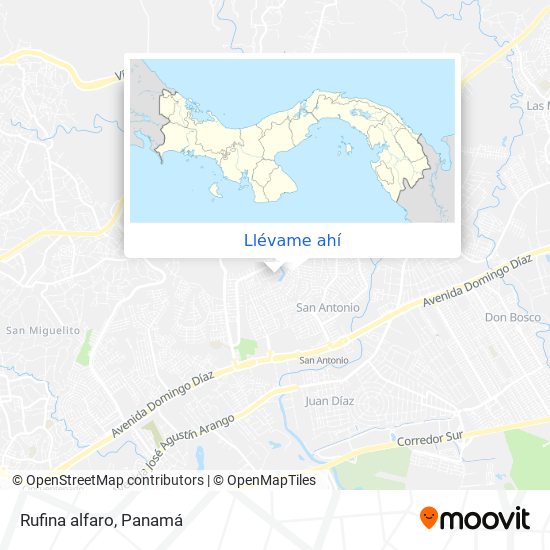 Mapa de Rufina alfaro
