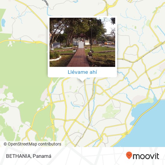 Mapa de BETHANIA