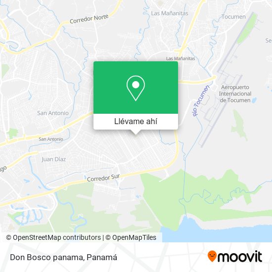 Mapa de Don Bosco  panama