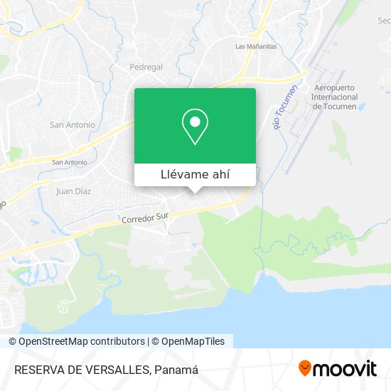 Mapa de RESERVA DE VERSALLES